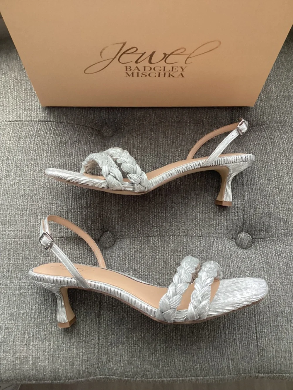 Jewel Badgley Mischka Sharon Slingback Sandal (Women) - Picture 4 of 16